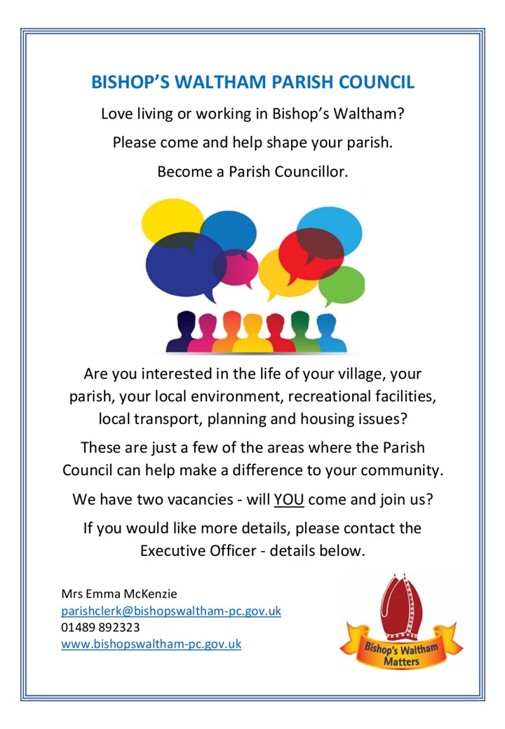 Parish Councillor Vacancies