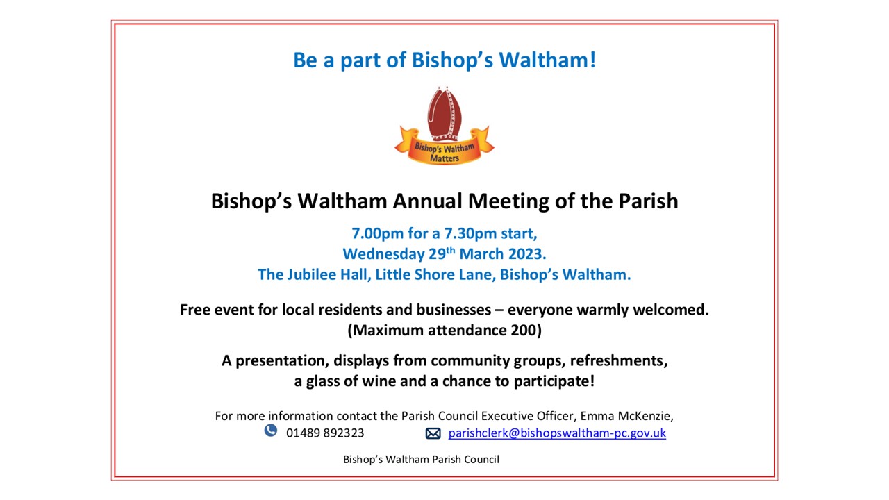 Annual Meeting of the Parish