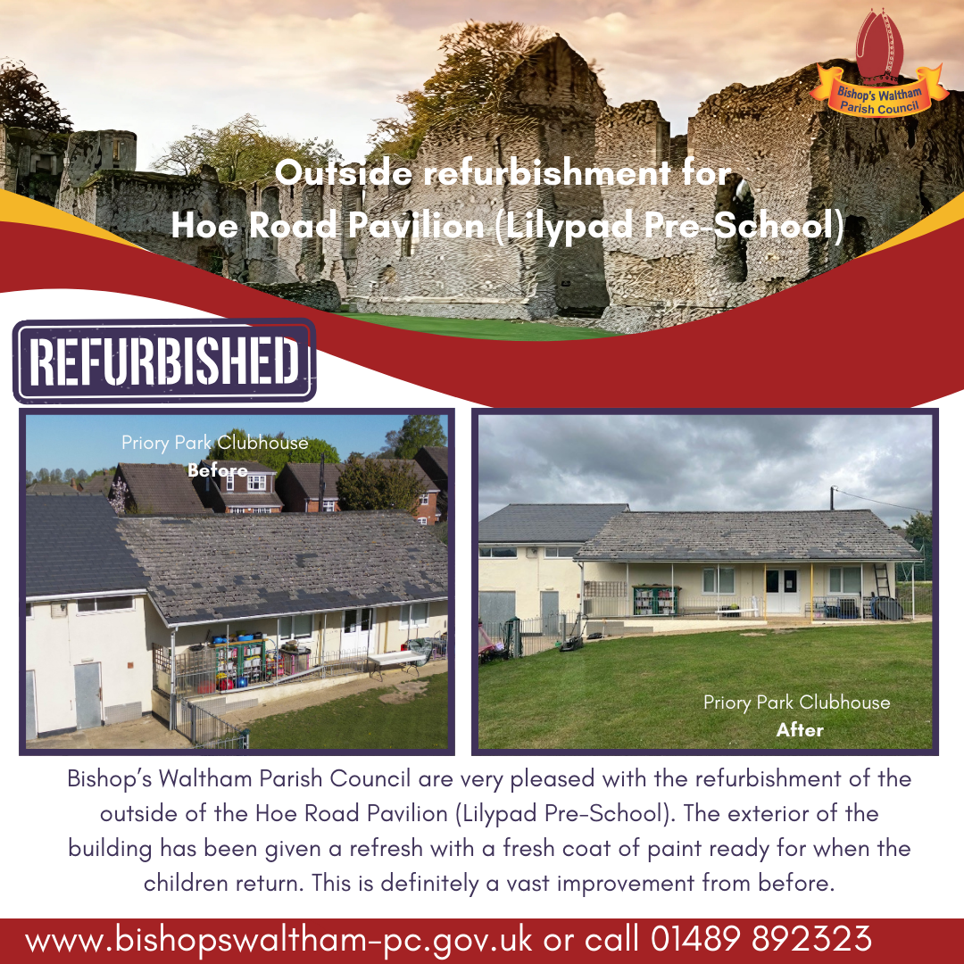 Hoe Road Pavilion Refurbishment