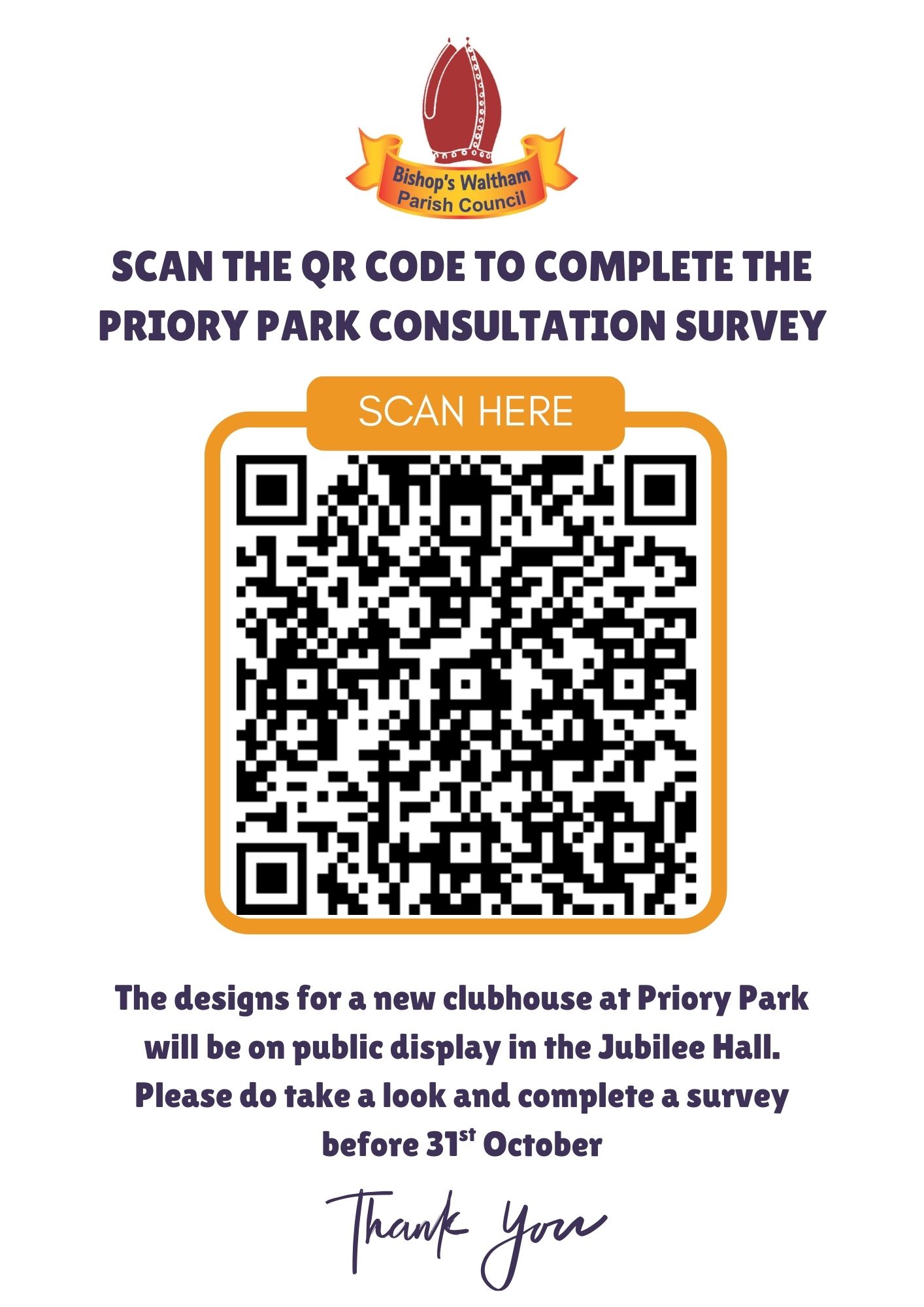 Priory Park Clubhouse Consultation Survey - Have your say