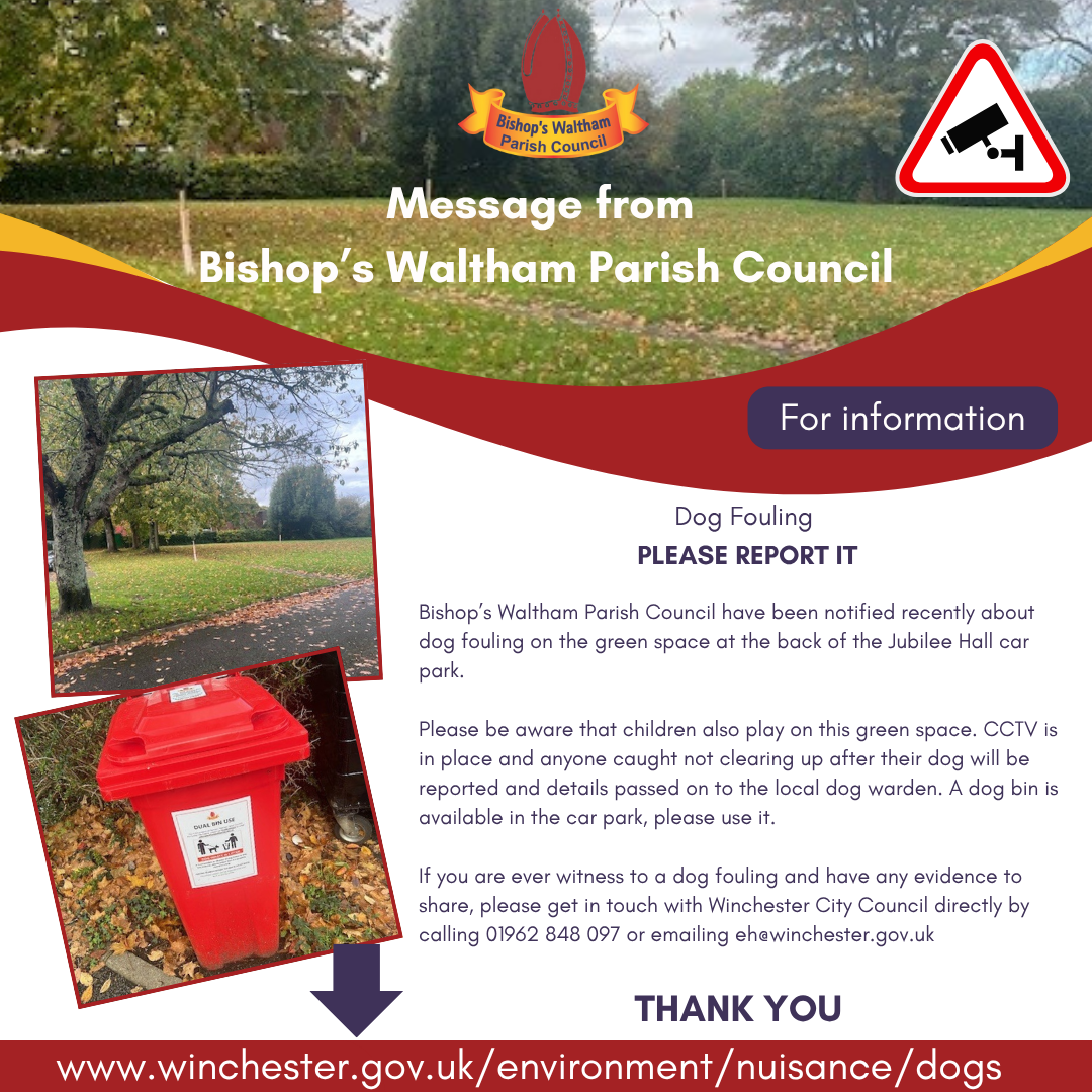 Dog Fouling Please Report It